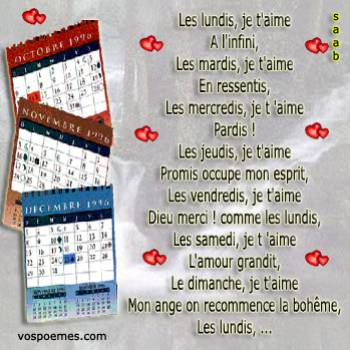 je t'aime